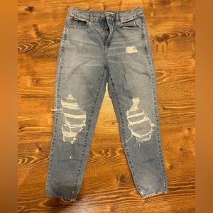 Garage high waisted mom jeans